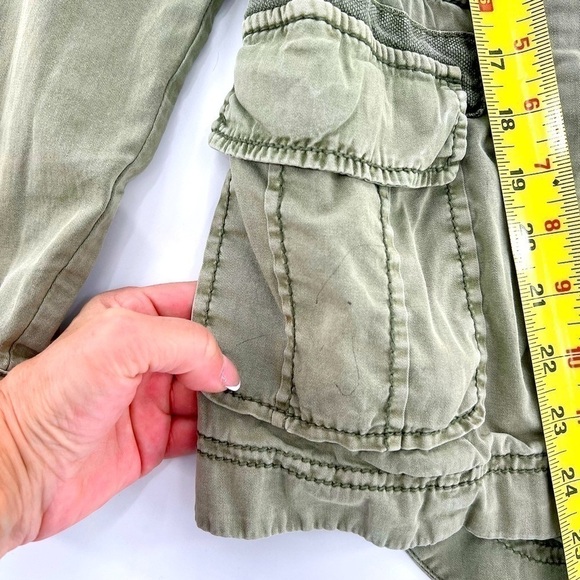 Anthropologie MARRAKECH Geneva Military Green Utility Parka Jacket Size XS - Picture 8 of 15